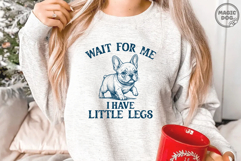 Funny Short People Quote|French Bulldog Meme Quote SVG Product Image 5