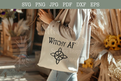 Witchy AF Witches Knot SVG PNG JPG | Witchcraft Sublimation Product Image 3