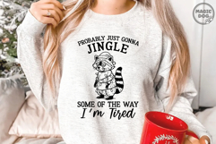 Funny Sarcastic Christmas Raccoon|Holiday Humor Quote Product Image 5