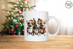 Corgi Christmas| Welsh Corgi Pembroke Santa Hat|Dog Mom PNG Product Image 5