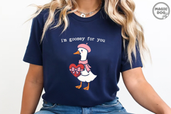 Goosey For You Valentine|Coquette Valentine Goose SVG Product Image 5