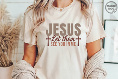 Jesus Let Them See You In Me|Christian Faith|Bible Verse SVG Product Image 4