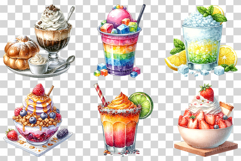 Global Shaved Ice Dessert | Watercolor Bingsoo Kakigori PNG Product Image 5