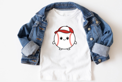 Game Day Baseball Sports Mom Cute Baseball Glove And Ball Product Image 5