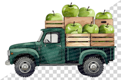 Green Apple | Watercolor fresh fruit juicy crisp farm PNG Product Image 5