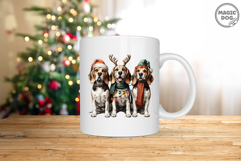 Beagle Christmas|Beagle Dog with Santa Hat|Xmas Beagle Dog Product Image 5
