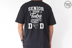 Senior 2026 Tuba Dad|Marching Band Senior|Band Dad SVG Product Image 5
