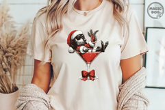 Christmas Dachshund Cocktail Funny Santa Wiener Dog PNG Product Image 4