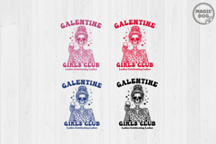 Galentine Girls Club SVG|Galentine's Day Ladies Celebrating Product Image 2