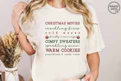 Cozy Christmas Words|Christmas Movies Warm Cookies Comfy Product Image 5