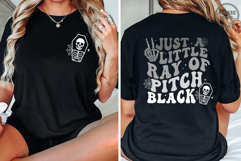 Just A Little Ray Of Pitch Black|Halloween Skeleton Spooky Product Image 5