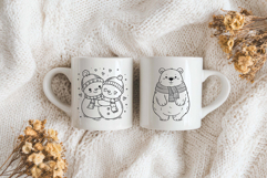 Christmas SVG Bundle: Reindeer, Santa, Snowman &amp; Christmas Product Image 6