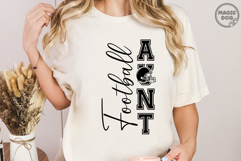 Football Aunt Game Day Shirt Design|Football Family SVG Product Image 5