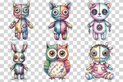 VooDoo Doll | Watercolor Creepy Scary Spooky Halloween PNG Product Image 5