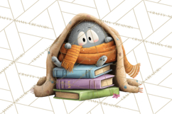 Farm Animals PNG Clipart, Cozy Reading Animals, Cute Cartoon Product Image 2