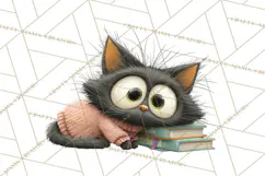 Farm Animals PNG Clipart, Cozy Reading Animals, Cute Cartoon Product Image 3