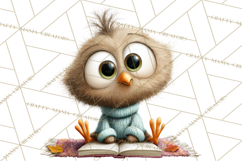 Farm Animals PNG Clipart, Cozy Reading Animals, Cute Cartoon Product Image 4