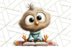 Farm Animals PNG Clipart, Cozy Reading Animals, Cute Cartoon Product Image 4