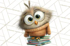 Farm Animals PNG Clipart, Cozy Reading Animals, Cute Cartoon Product Image 5