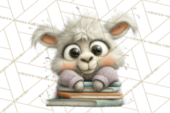 Farm Animals PNG Clipart, Cozy Reading Animals, Cute Cartoon Product Image 2