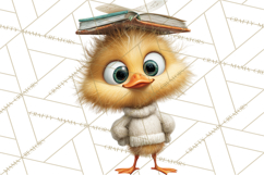 Farm Animals PNG Clipart, Cozy Reading Animals, Cute Cartoon Product Image 5