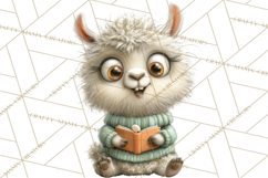 Farm Animals PNG Clipart, Cozy Reading Animals, Cute Cartoon Product Image 2