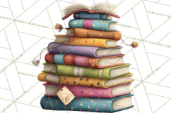 Farm Animals PNG Clipart, Cozy Reading Animals, Cute Cartoon Product Image 2