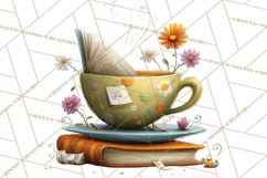 Farm Animals PNG Clipart, Cozy Reading Animals, Cute Cartoon Product Image 4