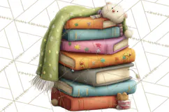 Safari Animals PNG Clipart, Cozy Reading Animals Product Image 3