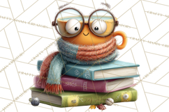 Safari Animals PNG Clipart, Cozy Reading Animals Product Image 3