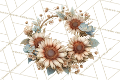 Blooming Letters Clipart, Floral Alphabet Clip Art PNG Product Image 2