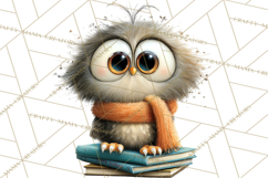 Woodland Animals PNG Clipart, Cozy Reading Animals Product Image 5