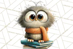 Woodland Animals PNG Clipart, Cozy Reading Animals Product Image 5