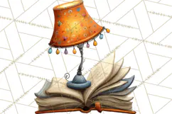 Woodland Animals PNG Clipart, Cozy Reading Animals Product Image 5