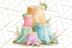 Safari Baby Animals Clipart PNG, Cute Pastel Watercolor Png Product Image 3