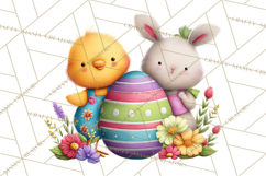 Easter Animals Clipart PNG, Cute Easter Animal Clip Art Product Image 3