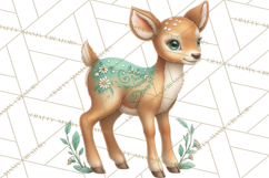 Celtic Enchanted Forest Animals Clipart, Woodland Creatures Product Image 5
