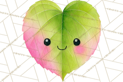 Anthropomorphic Spring Objects Clipart, Cute Kawaii Plants Product Image 2