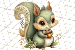 Celtic Enchanted Forest Animals Clipart, Woodland Creatures Product Image 2