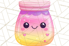 Anthropomorphic Spring Objects Clipart, Cute Kawaii Plants Product Image 3