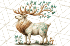 Celtic Enchanted Forest Animals Clipart, Woodland Creatures Product Image 5