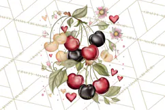 Moody Romantic Grunge PNG, Deep Red Lace Clipart, Gothic Product Image 2