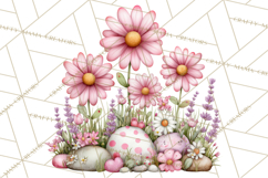 Cozy Cottage Garden Clipart, Pastel Flowers, Garden Tools Product Image 2