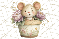 Garden Friends Clipart, Spring Animals Clip Art PNG Product Image 3