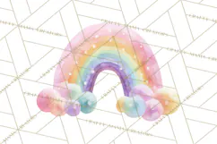 Fantasy Baby Creatures Clipart PNG, Cute Pastel Watercolor Product Image 3