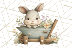 Garden Friends Clipart, Spring Animals Clip Art PNG Product Image 4