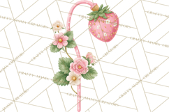 Strawberry Garden Clipart, Cute Strawberry Gardening Png Product Image 5