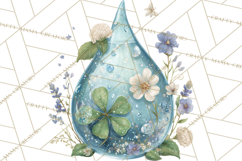 Rainy Day Clipart, Spring Rain Mini World PNG, Tiny Animal Product Image 2