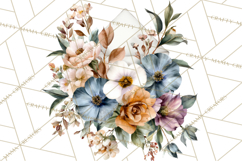 Romantic Letter Clipart, Love Notes Clip Art PNG, Floral Product Image 2