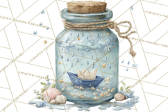 Rainy Day Clipart, Spring Rain Mini World PNG, Tiny Animal Product Image 3